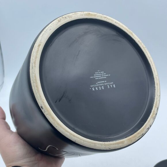 Rae Dunn by Magenta Black COOKIES Canister White Lettering 7.5” #181 - Picture 6 of 9